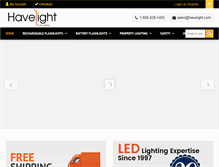 Tablet Screenshot of havelight.com